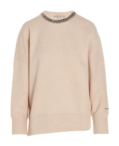 STELLA MCCARTNEY STELLA MCCARTNEY FALABELLA CHAIN DETAILED CREWNECK SWEATER
