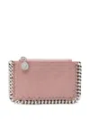 Stella Mccartney Falabella Chain-link Metallic Purse In Toffee