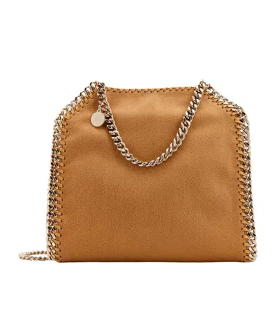 Stella Mccartney Chain Handle Handbag In Brown