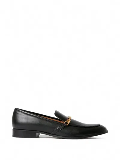 Stella Mccartney Falabella Chain Loafers In Black