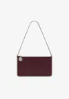 Stella Mccartney Falabella Plum Coloured Clutched Shoulder Bag Women