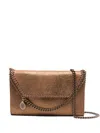 Stella Mccartney Falabella Chain-trimmed Cross-body Bag In Brown