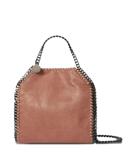 Stella Mccartney Tiny Falabella Eco Shaggy Deer Tote Bag In Brown