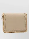 Stella Mccartney Falabella Chain Trim Bifold Wallet In Brown