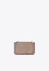Stella Mccartney Falabella Chain-link Metallic Purse In Pink