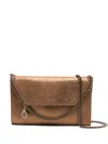 Stella Mccartney Falabella Chain-trimmed Cross-body Bag In Brown