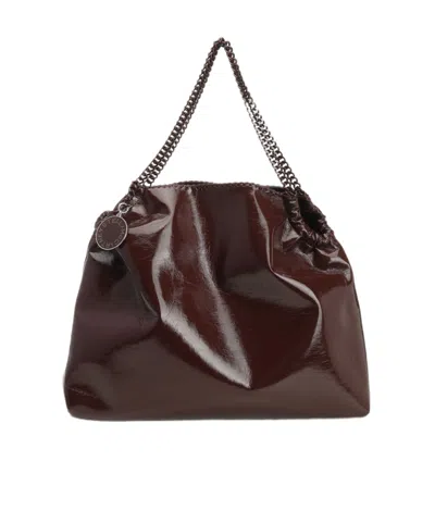 Stella Mccartney Falabella Chain-trimmed Tote Bag In Brown