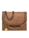 Stella Mccartney Falabella Chain-link Wallet In Brown