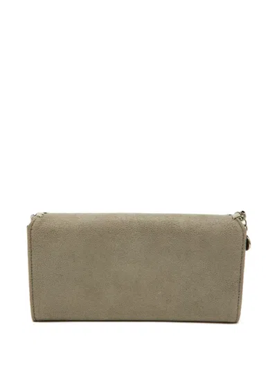 Pre-owned Stella Mccartney Falabella Chain Wallet In Gray