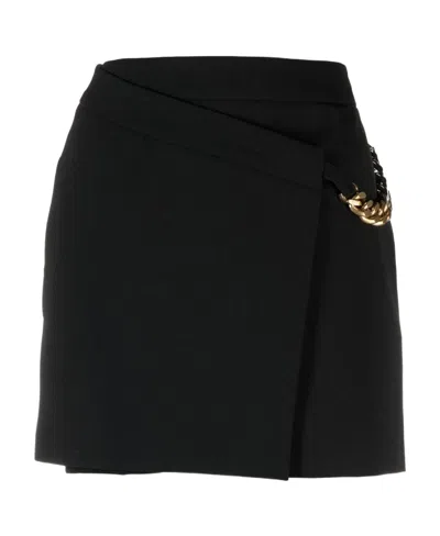STELLA MCCARTNEY STELLA MCCARTNEY FALABELLA CHAIN WRAP MINI SKIRT