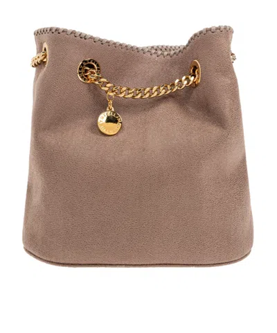 Stella Mccartney Falabella Chained Crossbody Bag In Brown