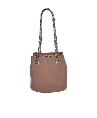Stella Mccartney Falabella Chained Tote Bag In Brown