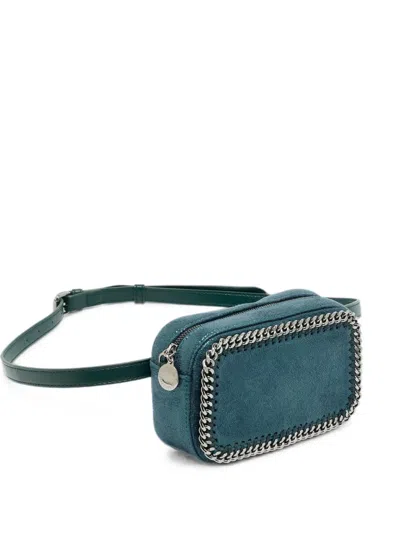 Pre-owned Stella Mccartney Falabella Chain-trim Belt Bag In Green