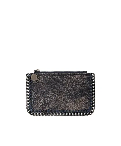 Stella Mccartney Falabella Chain-trim Wallet In Yellow
