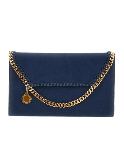 Stella Mccartney Falabella Charm Detail Shoulder Bag In Purple