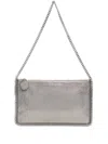 Stella Mccartney Falabella Pochette Bag In Silver