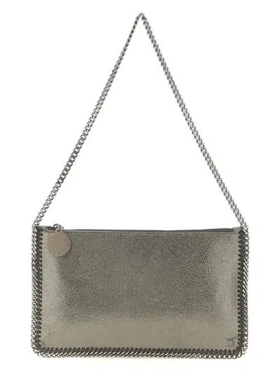 Stella Mccartney Falabella Clutch In Gray
