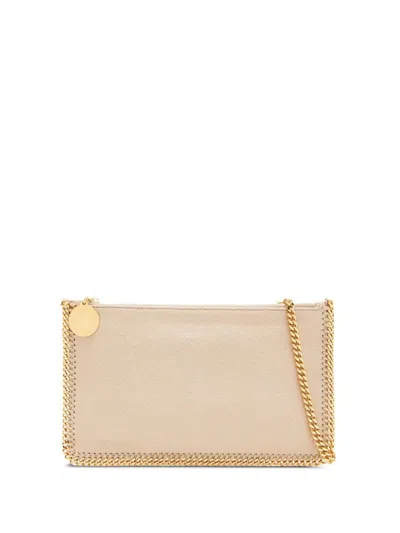 Stella Mccartney Falabella Clutch In Sand