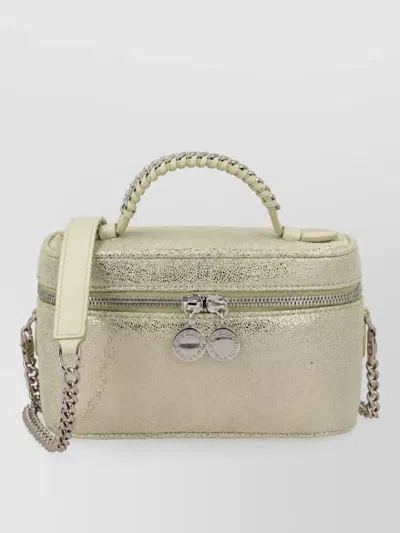 Stella Mccartney Falabella Clutch Bag In Gray