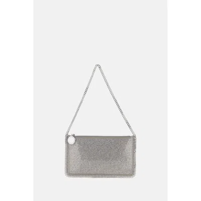 Stella Mccartney Falabella Clutch Bag In Silver