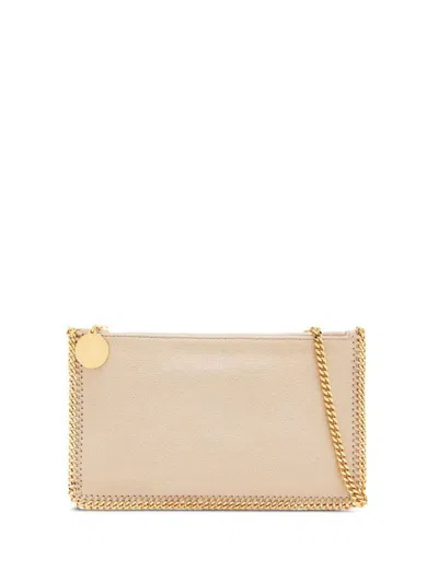 Stella Mccartney Falabella Clutch In Beige