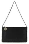 Stella Mccartney Womens Black Falabella Pochette Faux-leather Shoulder Bag In Black