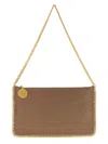 Stella Mccartney Falabella Clutch Shoulder Bag In Brown