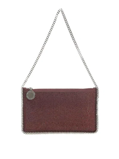 Stella Mccartney Falabella Clutch In Red