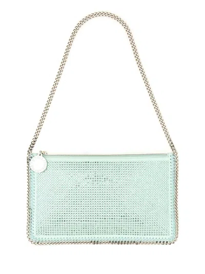 Stella Mccartney Falabella Clutch Shoulder Bag In Baby Blue