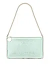 Stella Mccartney Falabella Clutch Shoulder Bag In Baby Blue