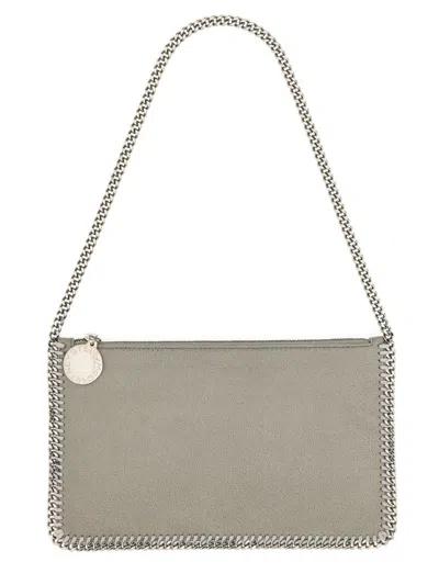 Stella Mccartney Falabella" Clutch Shoulder Bag In Gray
