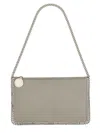 Stella Mccartney Falabella Clutch Shoulder Bag In Gray