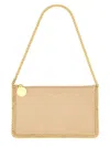 Stella Mccartney Falabella Clutch Shoulder Bag In Neutral