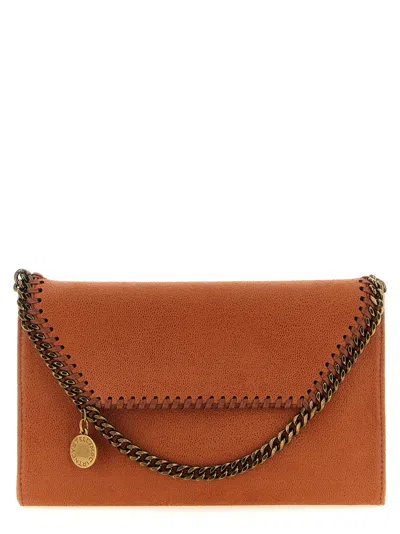 Stella Mccartney Falabella Clutch In Tan