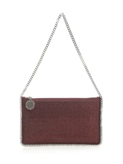 Stella Mccartney Falabella Clutch With Hotfix Crystals