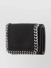 STELLA MCCARTNEY FALABELLA COMPACT CHAIN-LINK WALLET WITH NOTE COMPARTMENT