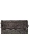 Stella Mccartney Falabella Continental Wallet In Gray