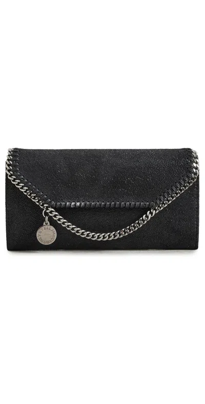 Stella Mccartney Falabella Continental Wallet Black