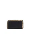 Stella Mccartney Falabella Continental Wallet In Black