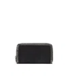 Stella Mccartney Stella Mc Cartney Blue Recycled Polyester Wallet In Black
