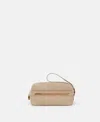 Stella Mccartney Falabella Cosmetic Case In Butter Cream