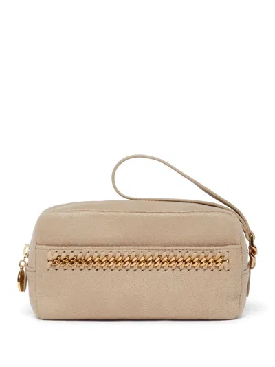Stella Mccartney Falabella Cosmetic Case In Neutrals