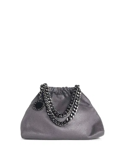 Stella Mccartney Falabella Coulisse Mini Bag In Gray