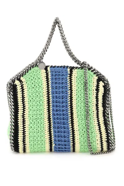 Stella Mccartney 'falabella' Crochet Tote Bag In Giallo