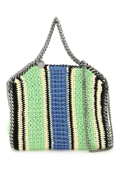 Stella Mccartney 'falabella' Crochet Tote Bag Women In Green