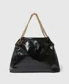 Stella Mccartney Falabella Crocodile-embossed Drawstring Tote Bag