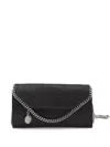 Stella Mccartney Falabella Continental Clutch Bag In Black