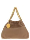 Stella Mccartney Falabella Mini Crossbody Drawstring Bags In Brown