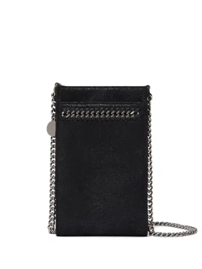 Stella Mccartney Falabella Crossbody Phone Pouch In Black