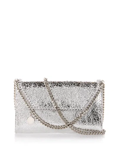 Stella Mccartney Falabella Crossbody Wallet In Black